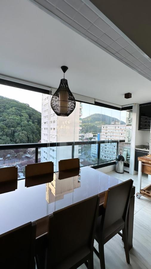 Flat Capitania Varam Guaruja Com Varanda Gourmet Esterno foto